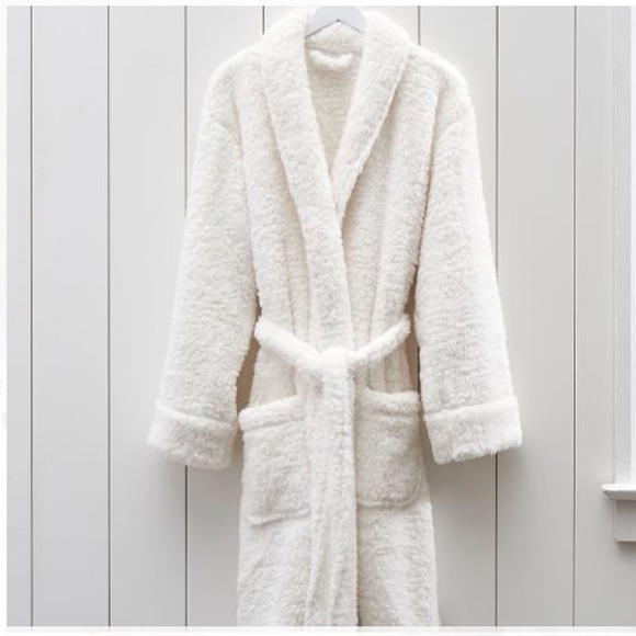Pottery Barn Intimates Sleepwear Teddy Bear Faux Fur Bath Robe